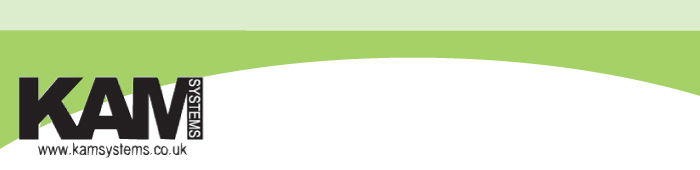 KAM Systems logo + www.kamsystems.co.uk