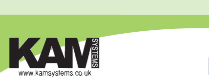 KAM Systems logo + www.kamsystems.co.uk